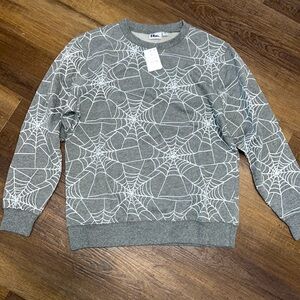 NWT Target Spider Web Crewneck Sweatshirt